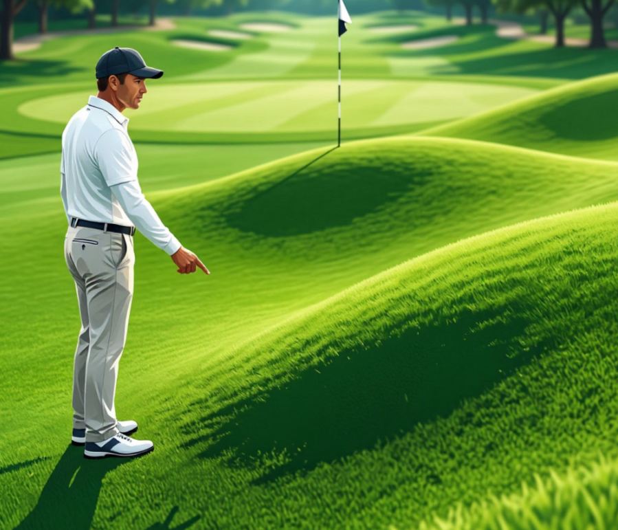How to read green contours and slope for better putts