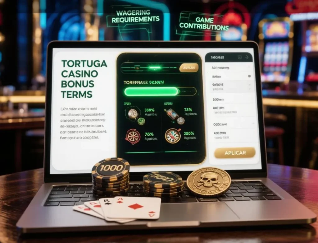 Tortuga Casino bonus terms: wagering requirements and game contributions explained